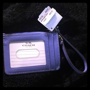Coach keychain wristlet wallet